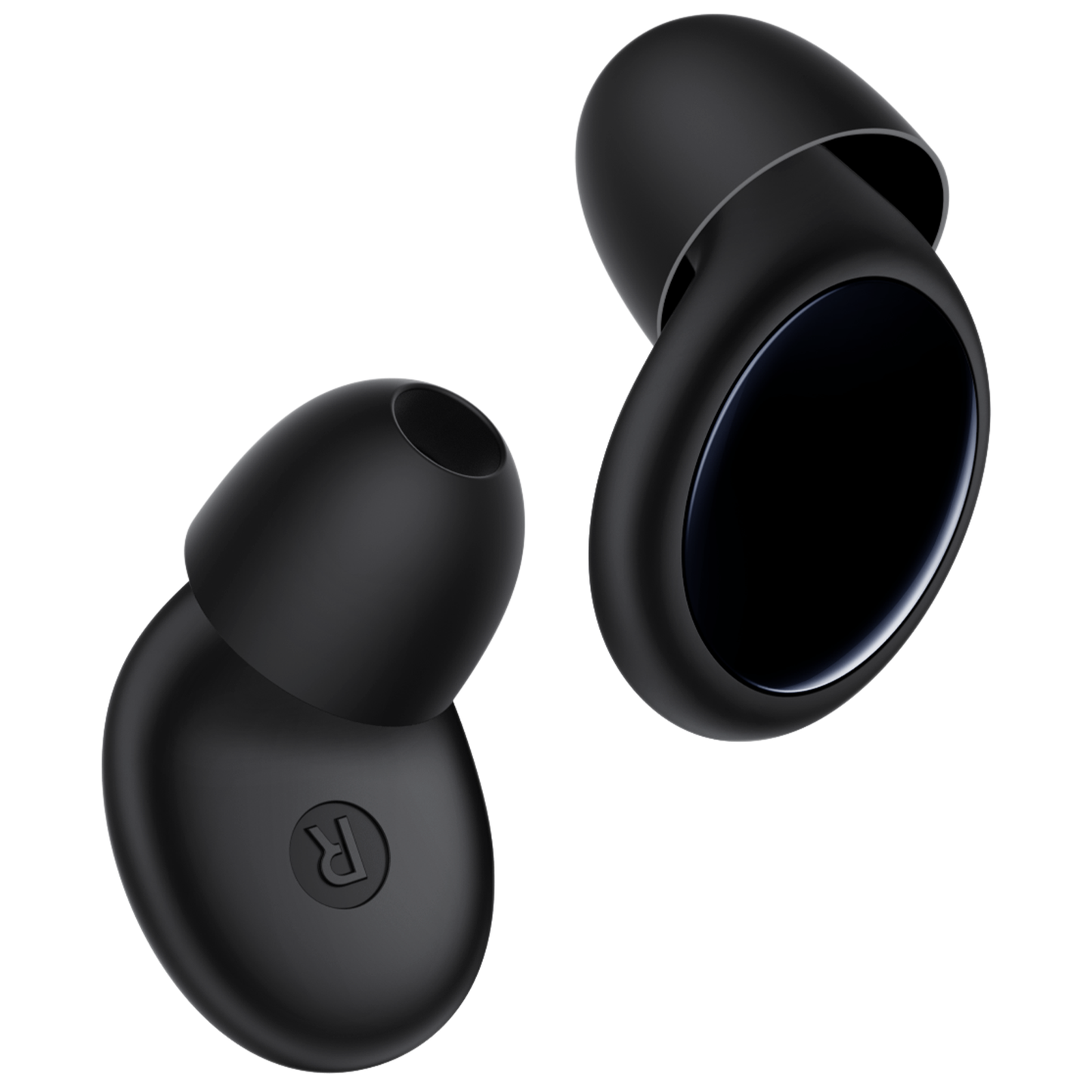 Ear Plugs for Sleeping 45dB Noise Cancelling Ear Plugs for Concerts & Noise Reduction, Earplugs for Sleep, Snoring Airplane Musician Calmer, Silicone Earplugs Reusable Concert Ear Plug +8Tip Black