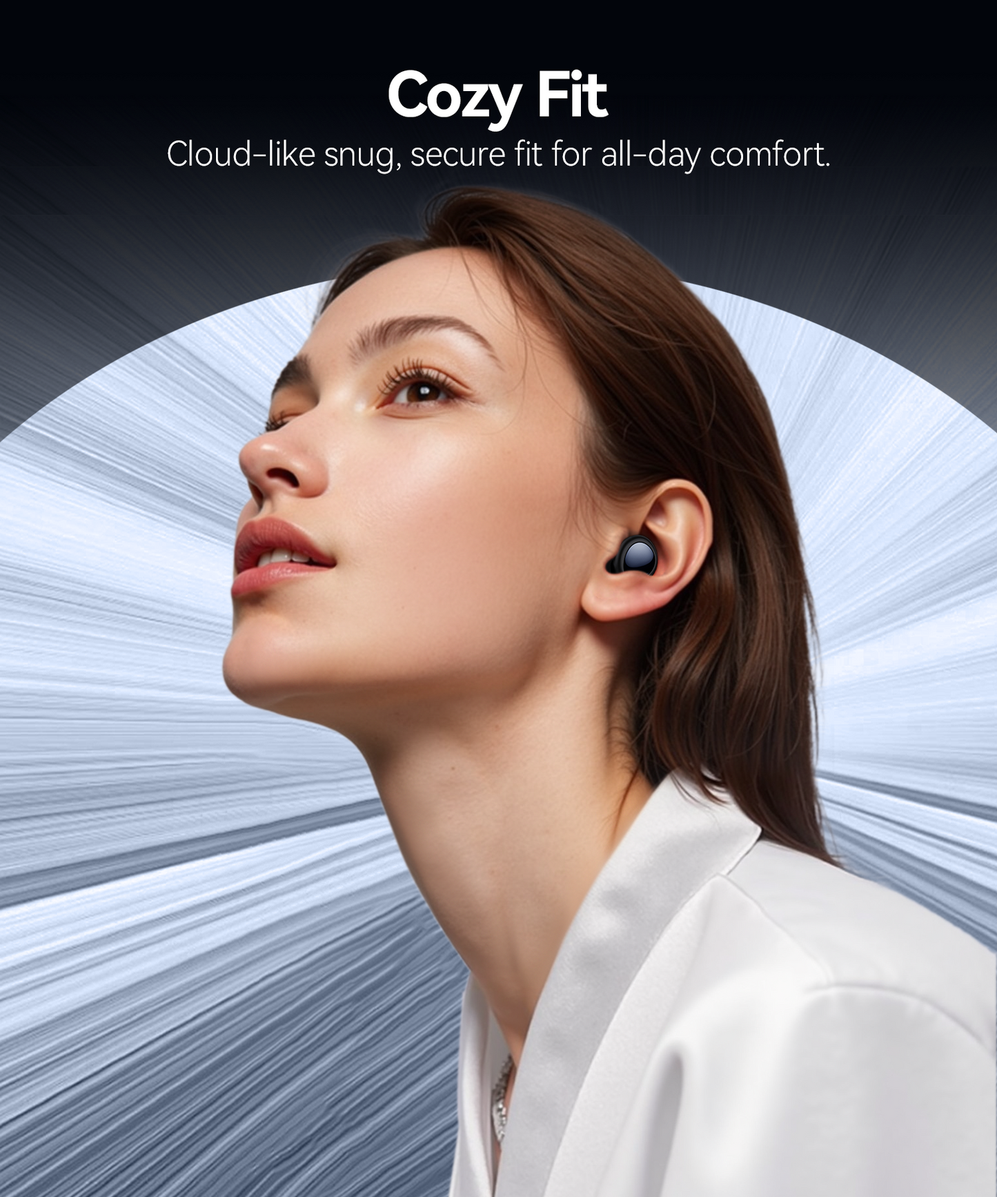 Ear Plugs for Sleeping 45dB Noise Cancelling Ear Plugs for Noise Reduction & Snoring, Concerts, Earplugs for Sleep, Sider Sleepers Airplane, Silicone Earplugs Reusable Concert Ear Plug+8Tip Dark Black