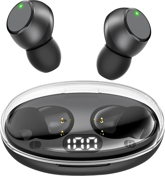 Wireless Earbuds Bluetooth 5.0 in Ear Light-Weight Headphones Built-in Mics, IPX5 Waterproof, Immersive Premium Sound Mini Earphones Long Distance Connection Headset with Charging Case,TOAPEX-Z1NGBIRD