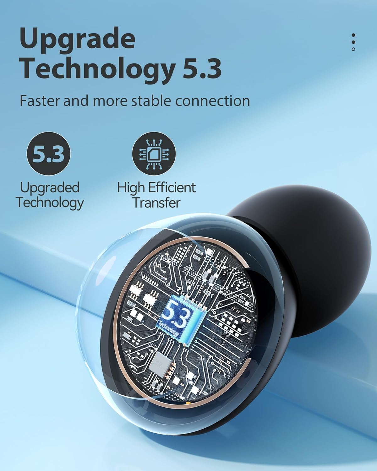 Wireless Earbuds Bluetooth 5.0 in Ear Light-Weight Headphones Built-in Mics, IPX5 Waterproof, Immersive Premium Sound Mini Earphones Long Distance Connection Headset with Charging Case,TOAPEX-Z1NGBIRD