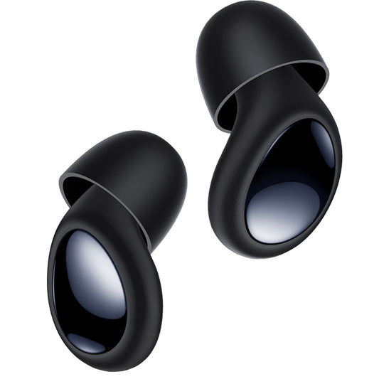 Ear Plugs for Sleeping 45dB Noise Cancelling Ear Plugs for Noise Reduction & Snoring, Concerts, Earplugs for Sleep, Sider Sleepers Airplane, Silicone Earplugs Reusable Concert Ear Plug+8Tip Dark Black