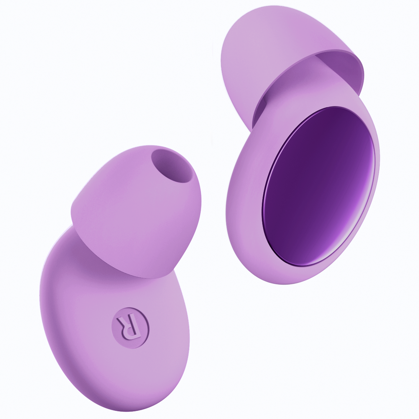 45dB Ear Plugs for Sleeping Noise Cancelling Ear Plugs for Noise Reduction & Snoring, Concerts, Earplugs for Sleep,Sider Sleepers Airplane, Silicone Earplugs Reusable Concert Ear Plug Case LilacPurple